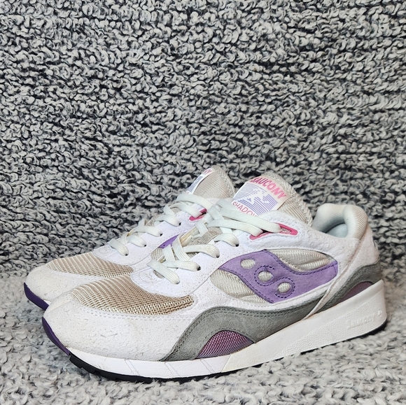 Saucony Other - Saucony Shadow 6000 Sneaker White Purple Pink Men's size 10.5